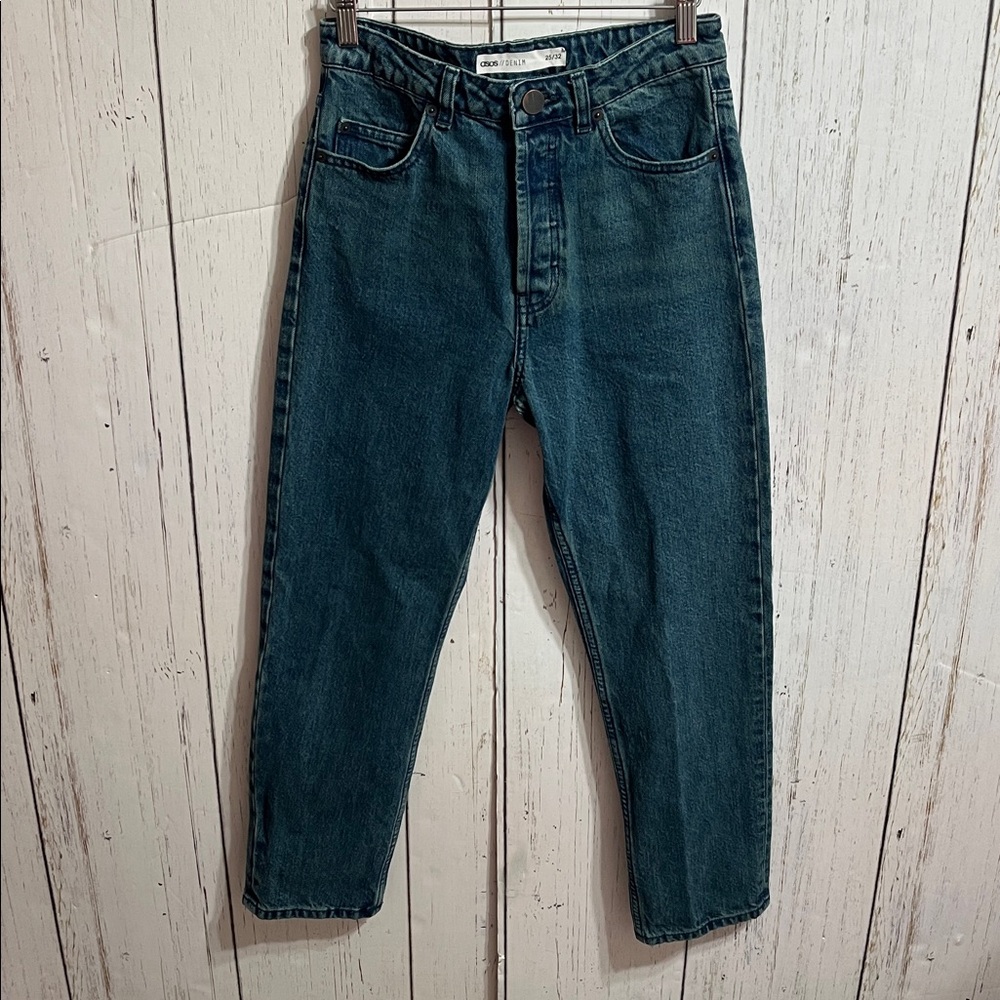 ASOS Remo 18 Denim Blue Jeans Button Fly - Picture 2 of 11